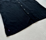 90s Polo RalphLauren CALDWELL Black Loop Shirt XL