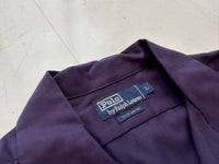 90s Polo RalphLauren Rayon L/S Shirt L Purple