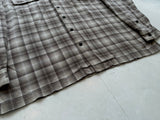 90s Polo Sport ShadowPlaid Loop Shirt L Beige
