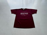 90s Haagen Dazs Woodstock T-shirt XL Burgundy