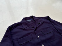 90s Polo RalphLauren Rayon L/S Shirt L Purple