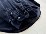 90s Polo RalphLauren ARMOND Velour L/S Shirt S Black