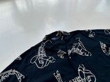 90s Polo RalphLauren Rayon Saxophon Loop Shirt XL