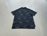 90s Polo RalphLauren Indigo Paisley PoloShirt XL