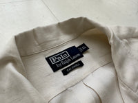 90s Polo RalphLauren CALDWELL Loop Shirt XL OffWhite
