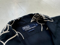 90s Polo RalphLauren Rayon Saxophon Loop Shirt XL