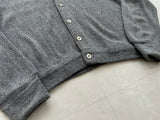70s Lord Jeff Acrylic Cardigan L Navy