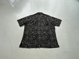 90s Polo RalphLauren CLAYTON Black Flower Shirt M