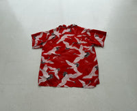 50s CAMPUS Crane Hawaiian shirt M