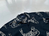 90s Polo RalphLauren Saxophon Rayon Loop Shirt L