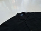 90s Polo RalphLauren CLAYTON Loop Shirt L Black