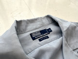 90s Polo RalphLauren Rayon Loop Shirt XL LightBlue
