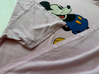 90s MickeyMouse Blue Pants T-shirt XL
