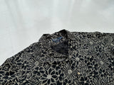 90s Polo RalphLauren CLAYTON Black Flower Shirt XXL