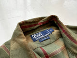 90s Polo RalphLauren Shadow Plaid Rayon L/S Shirt M