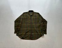 90s Polo RalphLauren Shadow Plaid Rayon L/S Shirt M
