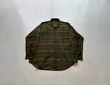90s Polo RalphLauren Shadow Plaid Rayon L/S Shirt M
