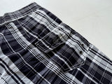 90s Polo RalphLauren Black Plaid Shorts 34