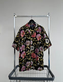 90s Polo RalphLauren Tropical Flower Rayon Loop Shirt L