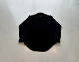 90s Polo RalphLauren ARMOND Velour L/S Shirt S Black