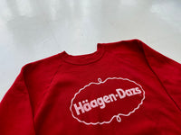 90s Haagen Dazs Sweater L Red