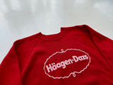 90s Haagen Dazs Sweater L Red