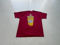 90s Haagen Dazs T-shirt XL Shocking Pink