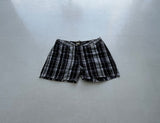 90s Polo RalphLauren Black Plaid Shorts 34