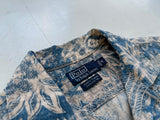 90s Polo RalphLauren ANDY CAMP Striped Paisley Loop Shirt M