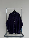 90s Polo RalphLauren Rayon L/S Shirt L Purple