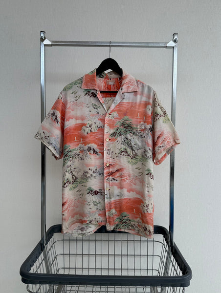 50s Polynesian Hawaiian Shirt