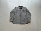 90s Polo RalphLauren Work L/S Shirt M LightGray