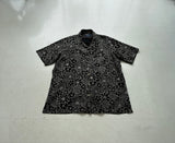 90s Polo RalphLauren CLAYTON Black Flower Shirt M