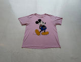 90s MickeyMouse Blue Pants T-shirt XL