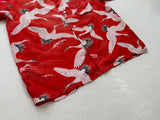 50s CAMPUS Crane Hawaiian shirt M