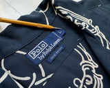 90s Polo RalphLauren Saxophon Rayon Loop Shirt L