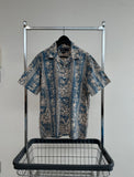 90s Polo RalphLauren ANDY CAMP Striped Paisley Loop Shirt M
