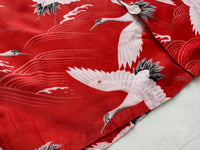 50s CAMPUS Crane Hawaiian shirt M