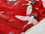50s CAMPUS Crane Hawaiian shirt M