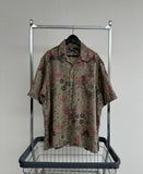 90s Polo RalphLauren Flower Linen Loop Shirt XL