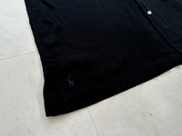 90s Polo RalphLauren CALDWELL Cotton Loop Shirt XL Black