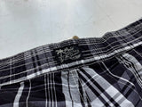 90s Polo RalphLauren Black Plaid Shorts 34