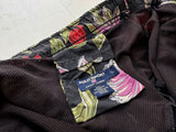 Vintage Polo Sport Black Flower Shorts L