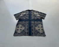 90s Polo RalphLauren VINTAGE CALDWELL Cross Paisley Loop Shirt XL