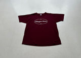 90s Vintage Haagen Dazs Logo T-shirt XL Burgundy