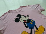 90s MickeyMouse Blue Pants T-shirt XL