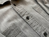 90s Polo RalphLauren Work L/S Shirt M LightGray