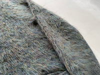60s Drummond Mohair Cardigan M MossGreen