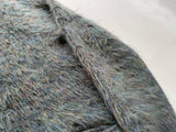 60s Drummond Mohair Cardigan M MossGreen