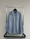 90s Polo RalphLauren Rayon Loop Shirt XL LightBlue
